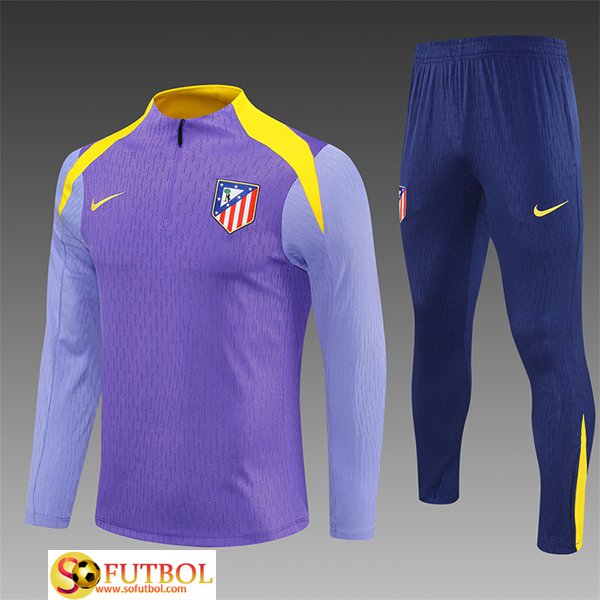 Chandal Equipos De Futbol Atletico Madrid Ninos Violeta/Amarillo 2025/2026
