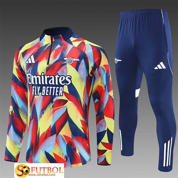 Chandal Equipos De Futbol Arsenal Ninos Amarillo/Rojo/Azul 2025/2026
