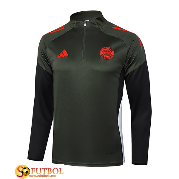 Sudadera De Entrenamiento Bayern Munich Verde/Rojo 2025/2026