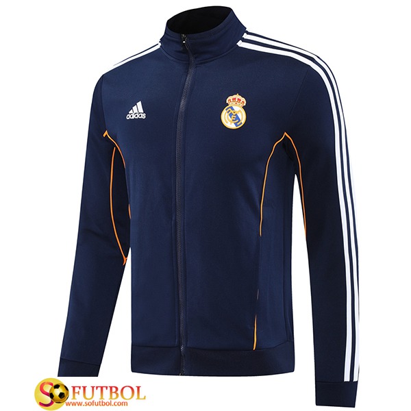 Chaquetas Futbol Real Madrid Azul Oscuro 2025/2026