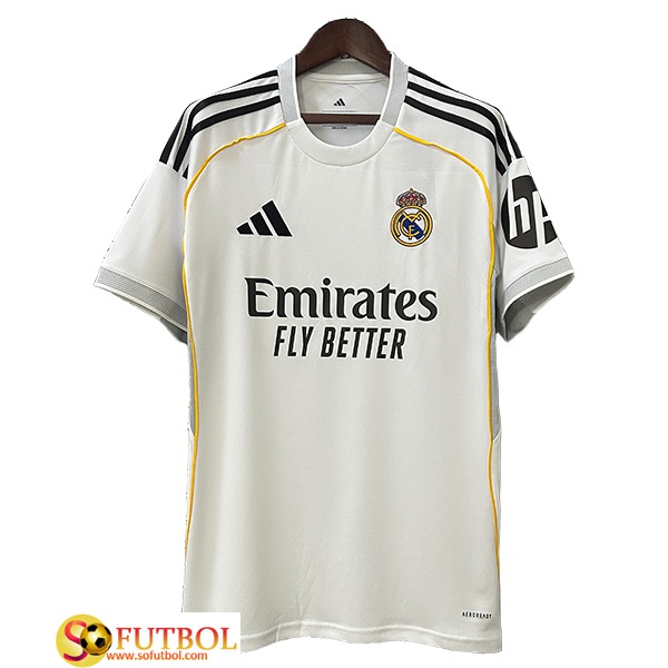 Camisetas De Futbol Real Madrid Primera 2025/2026