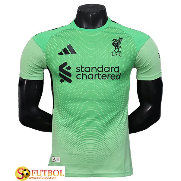 Camisetas De Futbol FC Liverpool Portero Verde 2025/2026
