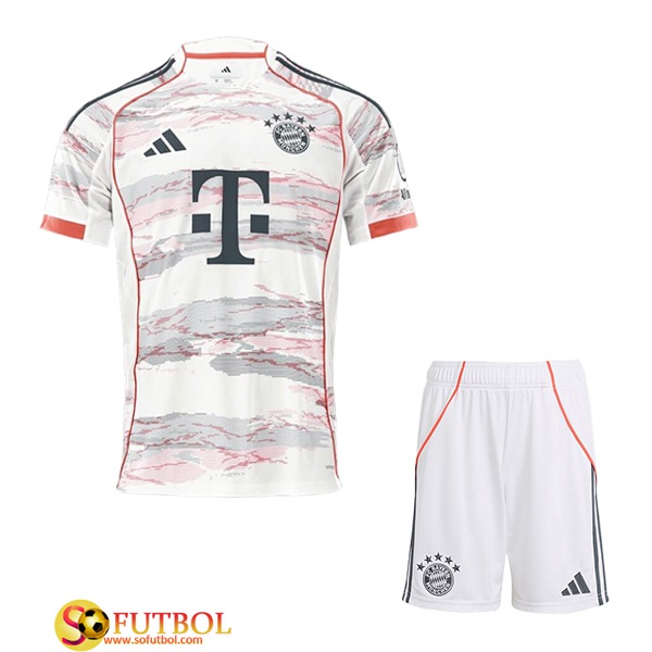 Nueva Camisetas De Futbol Boca Bayern Munich Ninos Segunda 2025/2026