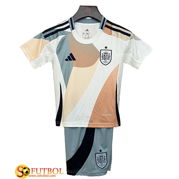 Nueva Camisetas De Futbol España Ninos Segunda 2025/2026