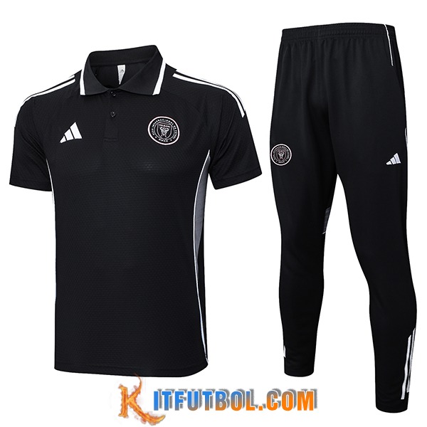 Camiseta Polo Inter Miami CF Negro/Gris 2025/2026
