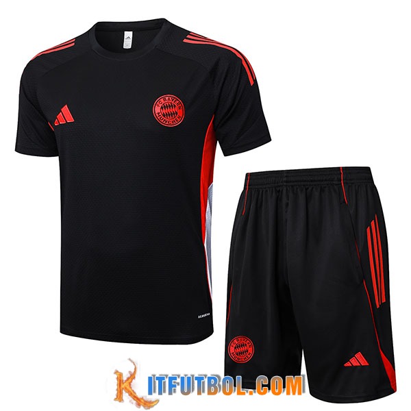 Camiseta Entrenamiento Bayern Munich Negro/Rojo 2025/2026