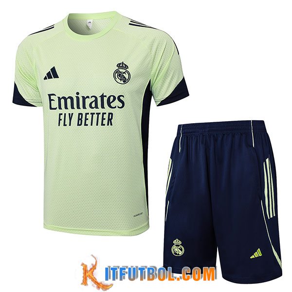 Camiseta Entrenamiento Real Madrid Verde/Azul 2025/2026