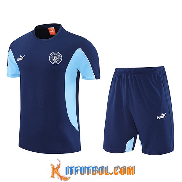 Camiseta Entrenamiento Manchester City Azul 2025/2026 -02