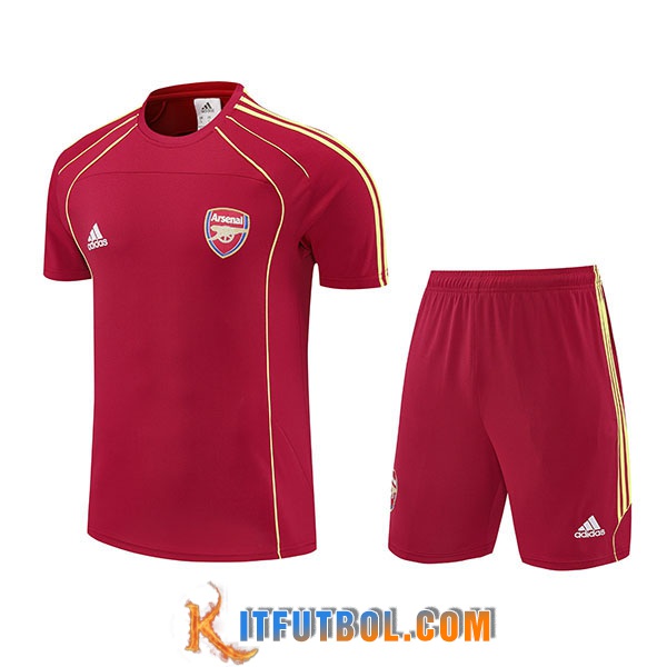 Camiseta Entrenamiento Arsenal Rojo/Amarillo 2025/2026