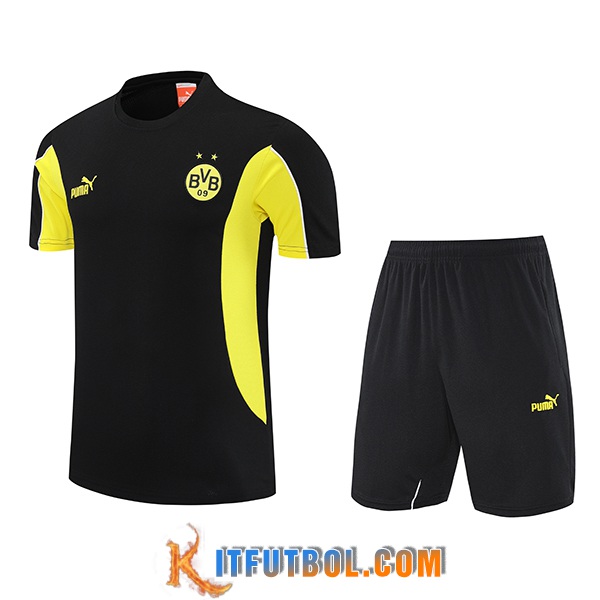 Camiseta Entrenamiento Dortmund Negro/Amarillo 2025/2026 -02