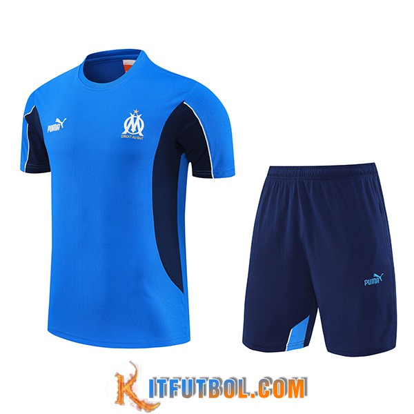 Camiseta Entrenamiento Marsella Azul 2025/2026 -02