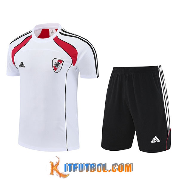 Camiseta Entrenamiento River Plate Blanco/Rojo/Negro 2025/2026