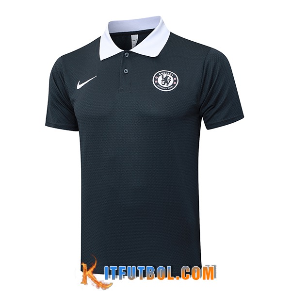 Camiseta Polo FC Chelsea Gris Oscuro 2025/2026