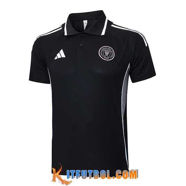 Camiseta Polo Inter Miami CF Negro/Gris 2025/2026