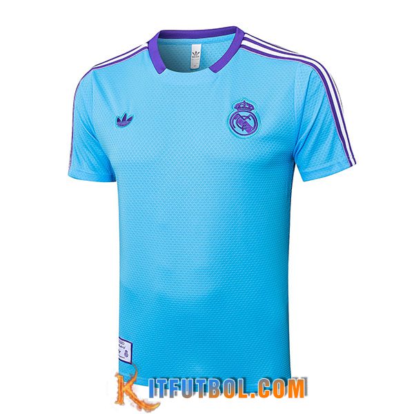 Camiseta Entrenamiento Real Madrid Azul/Violeta 2025/2026