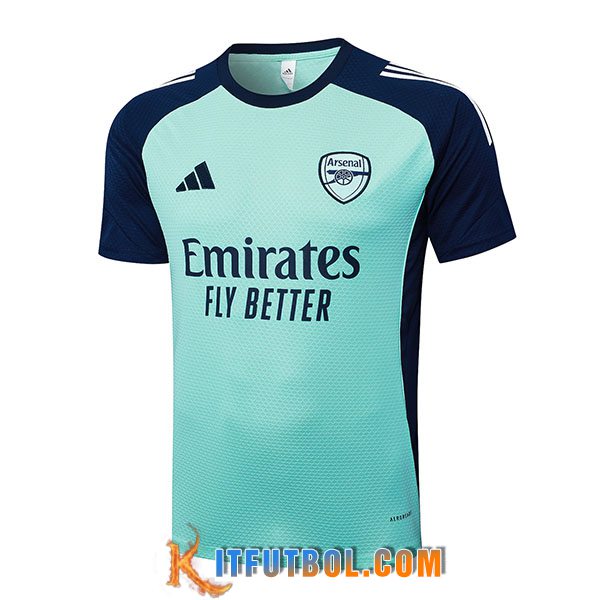 Camiseta Entrenamiento Arsenal Verde/Azul 2025/2026