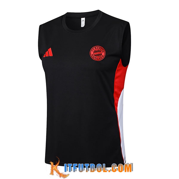 Chalecos De Futbols Bayern Munich Negro/Blanco/Rojo 2025/2026