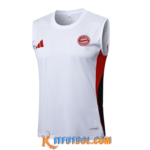 Chalecos De Futbols Bayern Munich Blanco/Negro/Rojo 2025/2026