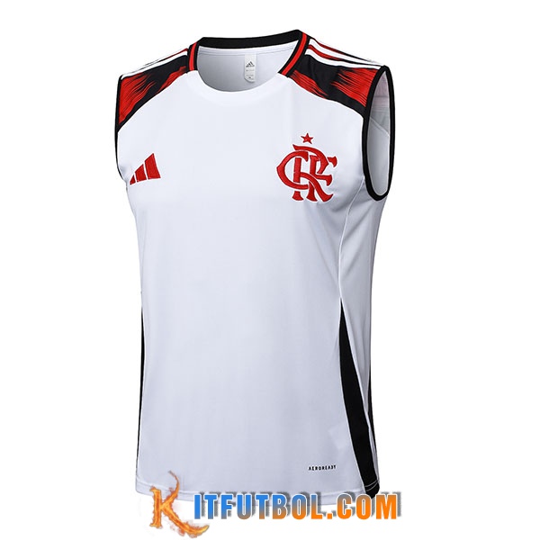 Chalecos De Futbols Flamengo Blanco/Negro/Rojo 2025/2026