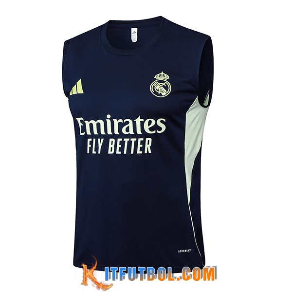 Chalecos De Futbols Real Madrid Azul marino 2025/2026