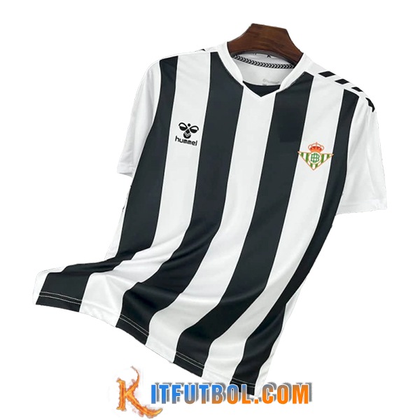Camiseta Entrenamiento Real Betis Blanco/Negro 2025/2026