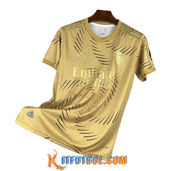 Camiseta Entrenamiento Real Madrid Amarillo 2025/2026