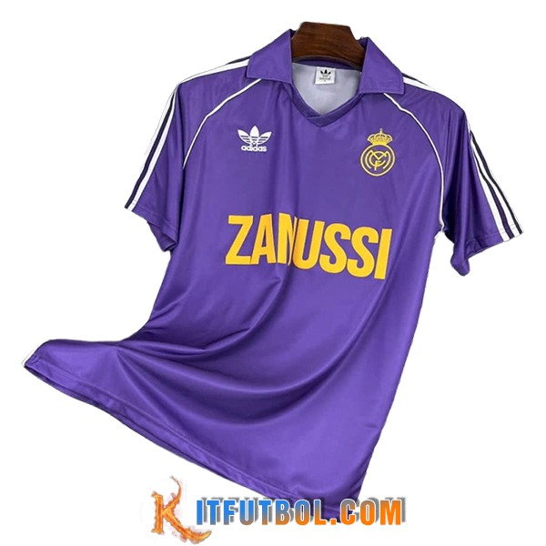 Camisetas De Futbol Real Madrid Retro Tercera 1984/1985
