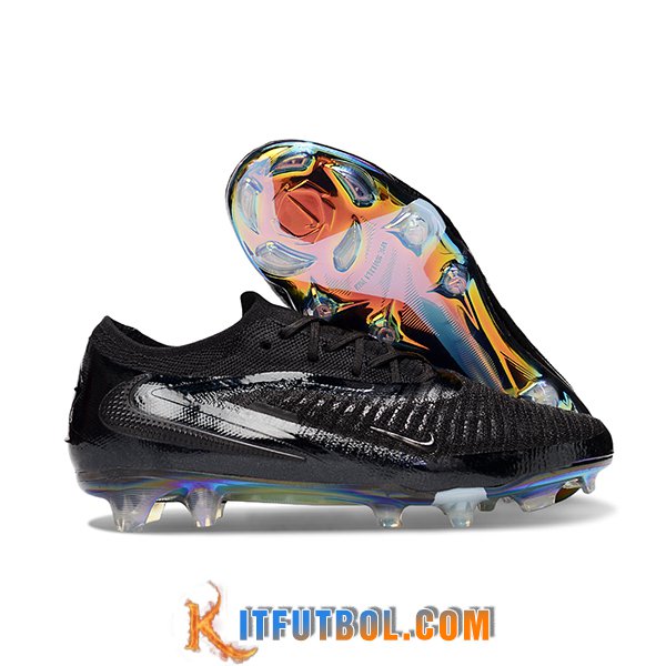 Nike Botas De Fútbol Phantom GX III Elite FG Negro/Blanco