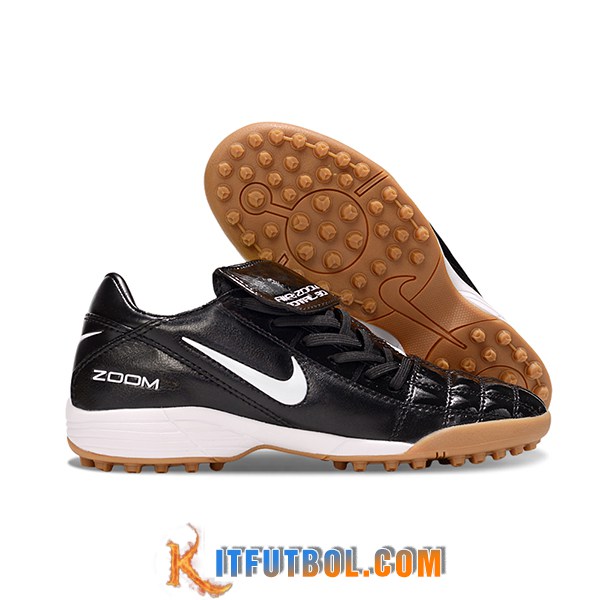 Nike Botas De Fútbol T90 TF Negro/Blanco -04