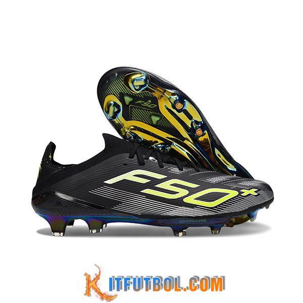 Adidas Botas De Fútbol F50+.1 FG Negro/Verde