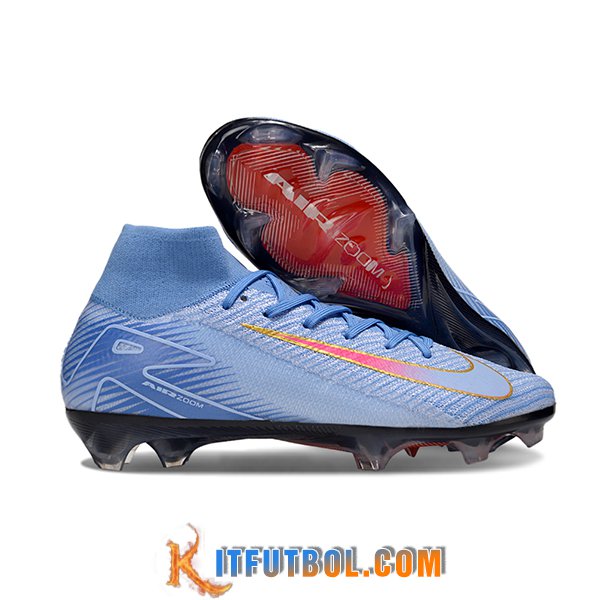 Nike Botas De Fútbol Air Zoom Mercurial Superfly IIX Elite FG Azul/Naranja