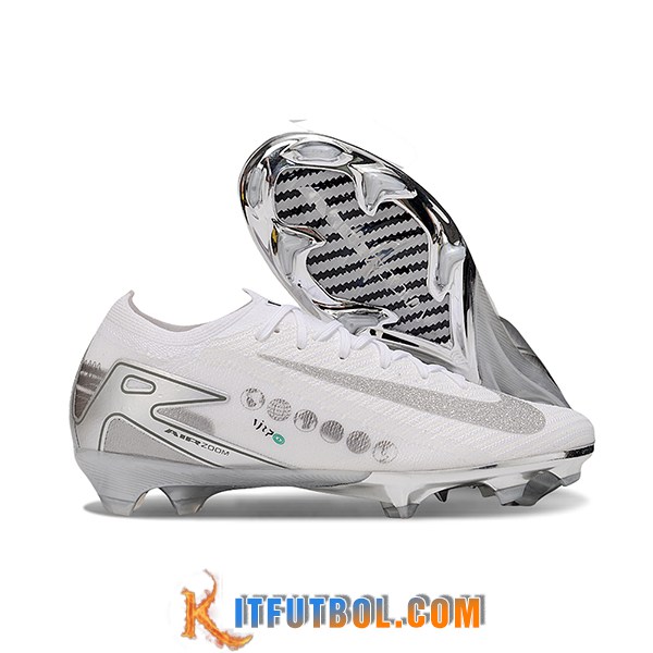 Nike Botas De Fútbol AIR Zoom Mercurial Vapor 16 Elite XXV FG Blanco/Gris