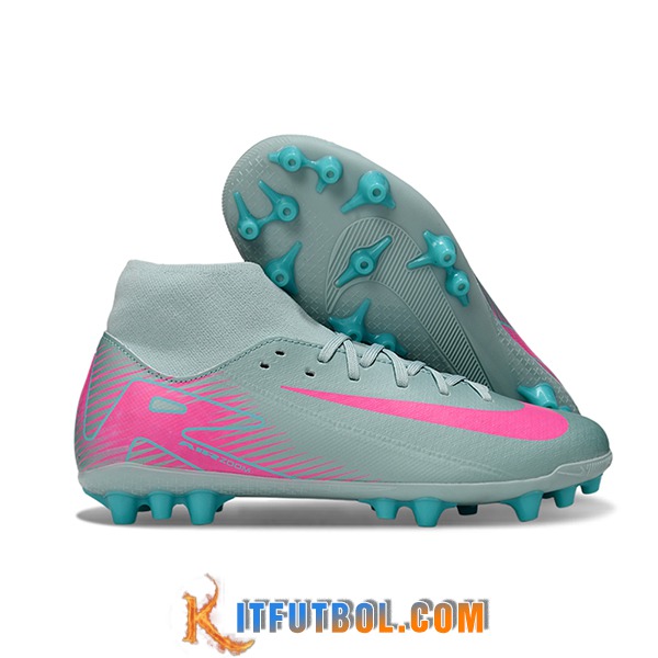Nike Botas De Fútbol Mercurial Superfly 10 Academy Verde/Rosa