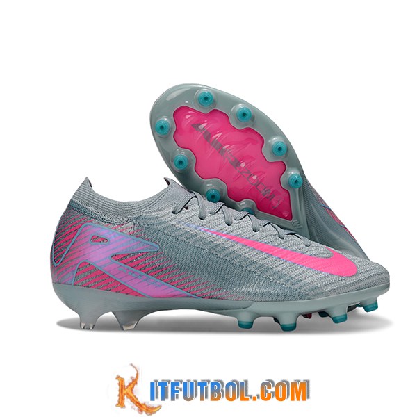 Nike Botas De Fútbol AIR Zoom Mercurial Vapor 16 Elite XXV AG Gris/Rosa