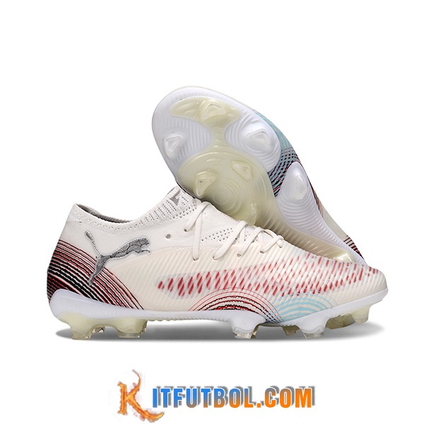 PUMA Botas De Fútbol FUTURE 8 ULTIMATE FG/AG Beige/Rojo