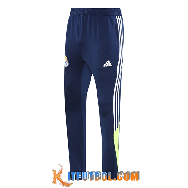 Pantalon Entrenamiento Real Madrid Azul/Blanco/Verde 2025/2026