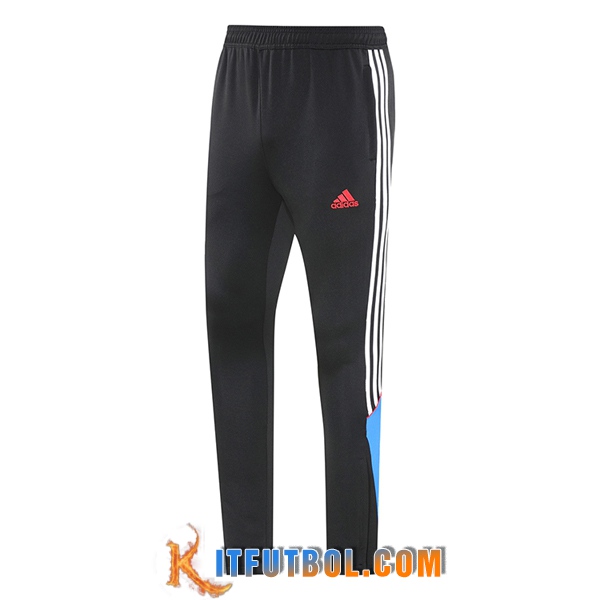Pantalon Entrenamiento Manchester United Negro/Blanco/Azul 2025/2026
