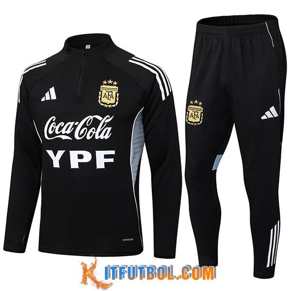 Chandal Equipos De Futbol Argentina Negro/Gris 2025/2026