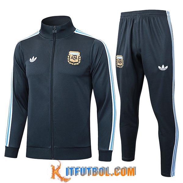 Chandal Equipos De Futbol Chaquetas Argentina Gris Oscuro 2025/2026