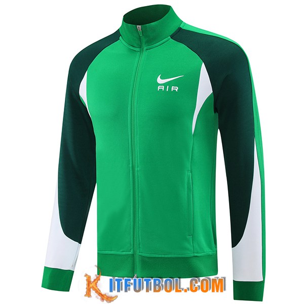 Chaquetas Futbol Nike Verde/Blanco 2025/2026