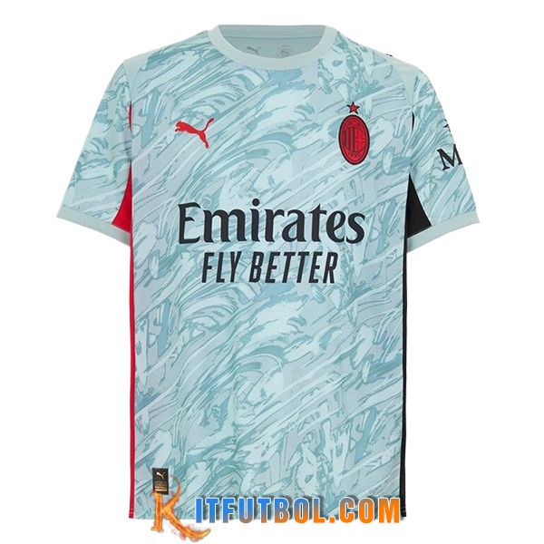 Nueva Camisetas De Futbol AC Milan Portero Verde 2025/2026