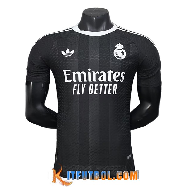 Camisetas De Futbol Real Madrid Portero Negro 2025/2026