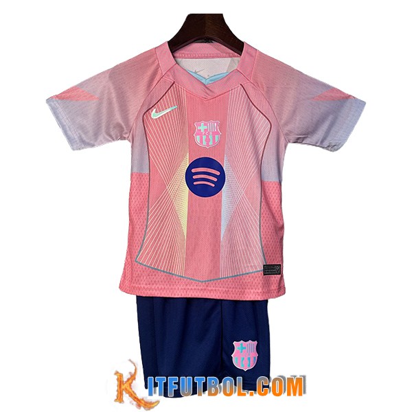 Camisetas De Futbol Barcelona Ninos Special Edition Rosa 2025/2026
