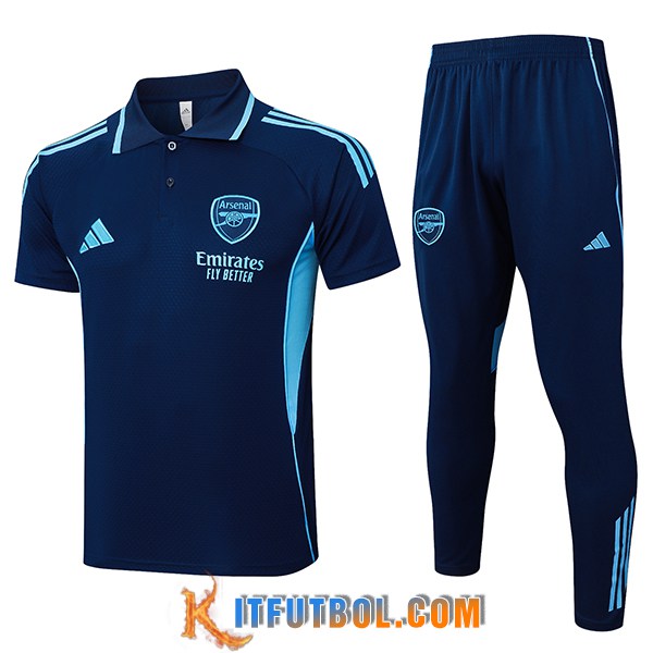 Camiseta Polo Arsenal Azul 2025/2026