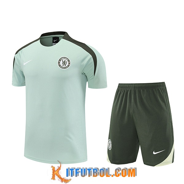 Camiseta Entrenamiento FC Chelsea Verde 2025/2026 -02