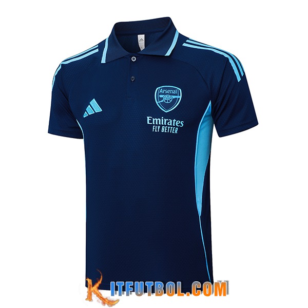 Camiseta Polo Arsenal Azul 2025/2026 -02