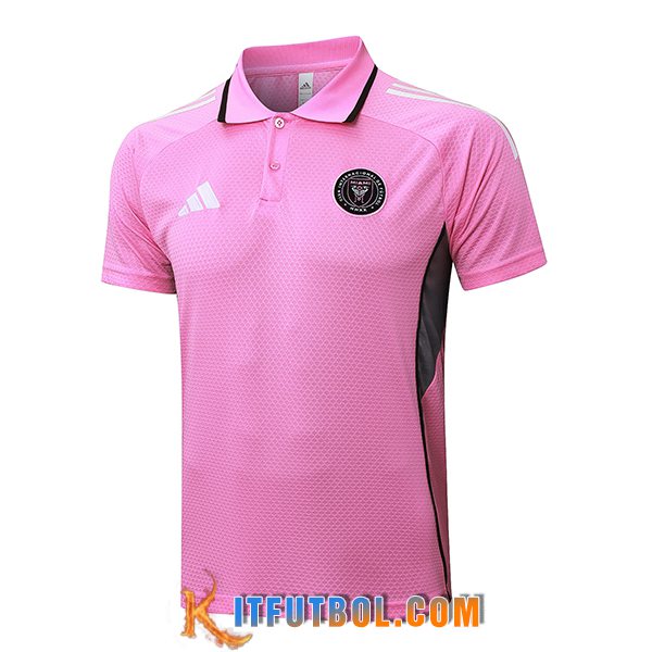 Camiseta Polo Inter Miami CF Rosa/Gris 2025/2026