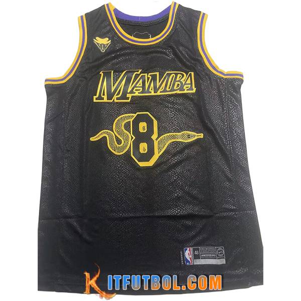 Camisetas De Futbol Los Angeles Lakers (BRYANT #24) 2025/26 Negro/Amarillo