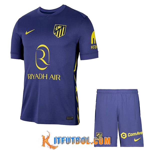 Camisetas Futbol Atletico Madrid Segunda + Cortos 2025/2026