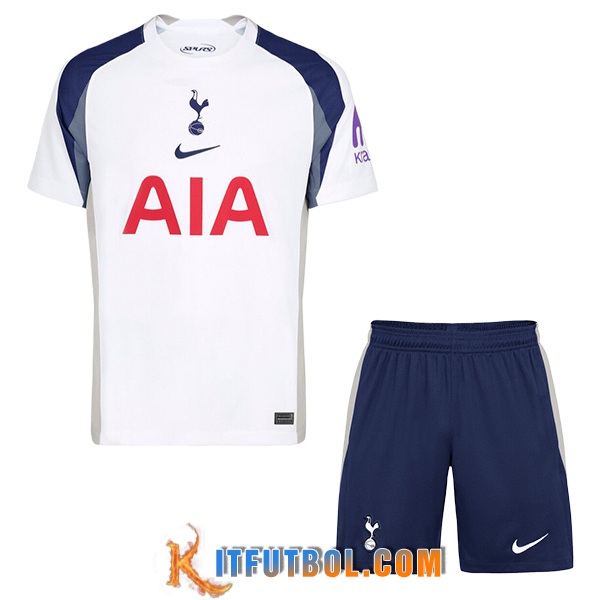 Camisetas Futbol Tottenham Hotspurs Primera + Cortos 2025/2026
